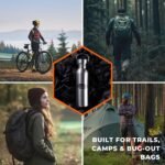 Tactiko Survival 25 oz/750 ml Stainless Steel Wide Mouth Water Bottle, Single Wall Boil-Safe, Leakproof, BPA-Free with Carry Sleeve and Strap for Camping, Hiking, Outdoor Prep (Camo) - Image 5