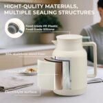 2 Pack 49oz Thermal Coffee Carafe and 15oz Insulated Water Bottle, Stainless Steel Vacuum Thermal Carafes and Water Bottle for Keeping Coffee, Tea, Water - Keep 12 Hours Hot, 24 Hours Cold - Image 5