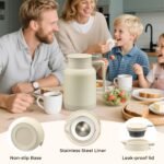 2 Pack 49oz Thermal Coffee Carafe and 15oz Insulated Water Bottle, Stainless Steel Vacuum Thermal Carafes and Water Bottle for Keeping Coffee, Tea, Water - Keep 12 Hours Hot, 24 Hours Cold - Image 8