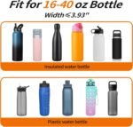 32/40/64/128 oz Neoprene Insulated Water Bottle Carrier Bag, Sling Bag Sleeve Pouch Holder with Strap & Paracord Handle and 2 Pocket for Travelling, Hiking, Camping - Image 4