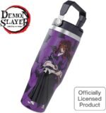 Demon Slayer Kimetsu No Yaiba Kokushibo Tumbler with Lid, 30 Oz Water Cup, Vacuum Insulated, Anime Water Bottle, Reusable Insulated Stainless Steel tumbler for Water, Iced Tea or Coffee - Image 3