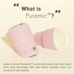 asobu Travel Mug Ceramic Coated Stainless Steel Insulated with Leak and Spill Proof Lid – Fits Standard Cup Holders 12 oz Tumbler (Pink) - Image 3