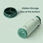 BOTTLE BOTTLE 24oz Insulated Water Bottle Stainless Steel Sport Water Bottle with Straw and Adjustable Lid Daily Pill Organizer - Image 3