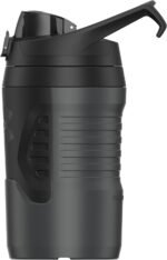 Under Armour 32 oz Insulated Water Bottles - Sports Water Jug with Fence Hook, Leak Resistant for Baseball, Football & More, 32 oz Insulated, Jet Grey/Black - Image 4