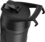 Under Armour 32 oz Insulated Water Bottles - Sports Water Jug with Fence Hook, Leak Resistant for Baseball, Football & More, 32 oz Insulated, Jet Grey/Black - Image 7