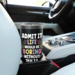 JULIA Personalized Name Funny Cute Custom JULIA Name Stainless Steel Insulated Tumbler - Image 7