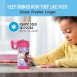 THERMOS FUNTAINER Water Bottle with Straw - 12 Ounce - Kids Stainless Steel Vacuum Insulated Water Bottle with Lid, Gabby’s Dollhouse - Image 4