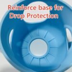 4 Pack Silicone Sleeves for Avent Natural Glass Baby Bottles, Silicone and Easy-Grip Handles for Drop Protection, Compatible with Philips Avent 4/8 OZ Glass Bottle (Cute Pink, 8 OZ) - Image 3