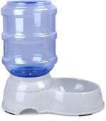 Pet Water Dispenser Station - 1 Gal Replenish Pet Waterer for Dog Cat Animal Automatic Gravity Water Drinking Fountain Bottle Bowl Dish Stand - Image 3