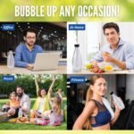 Glass Carbonating Bottle fits SodaStream Aqua Fizz, Crystal, and Penguin Sparkling Water Machines, Not for Plastic Bottle Machines, 2-Pack - Image 5