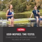 ICON SERIES BY THERMOS Stainless Steel Water Bottle with Straw Lid, 32 Ounce, Matte Stainless Steel - Image 7