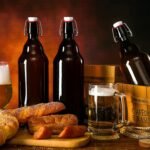 YEBODA 32 oz Amber Glass Beer Bottles for Home Brewing with Flip Caps, Case of 4 - Image 4