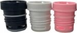 DelCampoXT Cap/Lid Compatible with/Replacement for Stanley Thermo Stopper Pico de Mate for Coffee/Tea Replacement Part Classic Vacuum Insulated Wide Mouth Bottle (1.1QT, 2QT, 750ml, 1.9QT) (Pink) - Image 3