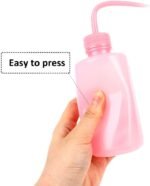 500ML 2PC Plastic Squeeze Bottle Safety Rinse Bottle Wash Bottle Squeeze Watering Can Water Squirt Irrigation Bottle Tattoo Wash Bottle for 500ML Medical Lab, Tattoo Supplies - Image 4