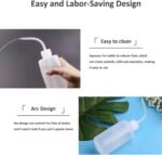 500ML 2PC Plastic Squeeze Bottle Safety Rinse Bottle Wash Bottle Squeeze Watering Can Water Squirt Irrigation Bottle Tattoo Wash Bottle for 500ML Medical Lab, Tattoo Supplies - Image 7