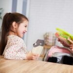 Kids Insulated Water Bottle with Straw Lid & Silicone Handle,12oz Kids Leak Proof Water Bottle for School Boys Girls,Double Wall Vacuum Stainless Steel with Non-slip Silicone Base(Beige) - Image 9