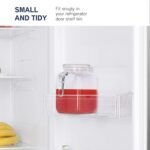 Bormioli Rocco Hermetic Seal Pitcher With Lid and Spout [68 Ounce] for Homemade Juice & Iced Tea or for Glass Milk Bottles, Clear - Image 4