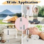 5 Pcs 50ml/1.7oz Airless Pump Bottles Plastic Vacuum Bottle Refillable Lotion Pump Press Dispenser Clear Cream Jar with Silver Lid for Lotion Foundation Cosmetic - Image 5