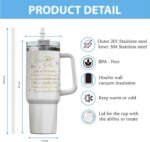 Happy 58th Birthday, 58 Years Of Being Awesome Birthday Gift Customized Name Tumbler Personalized With Lid Engraved 40oz Lid - Image 4