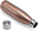 BUILT 17-Ounce Perfect Seal Double Wall Stainless Steel Water Bottle Rose Gold 5193230 - Image 3