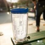 Tervis Navy Made in USA Double Walled Insulated Tumbler Travel Cup Keeps Drinks Cold & Hot, 16oz, Anchor - Image 6