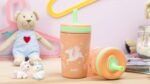 Zak Designs Unicorn Kelso Tumbler Set,Leak-Proof Screw-On Lid with Straw, Bundle for Kids Includes Plastic and Stainless Steel Cups with Bonus Sipper, 3pc Set, Non-BPA - Image 7