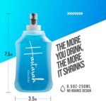 Flexible Silicone Running Water Bottle, 8.5 Fluid Ounces, BPA & PVC Free - Image 3