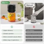 Mason Jar Vacuum Sealer Kit, Electric Sealer for Wide, Regular Mouth Mason Jars, Portable Vacuum Sealer for Jars, Birthday Gifts for Her, Gifts for Mom, Grandma - Image 4