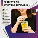 Green Direct Clear Plastic Drinking Straws - 10.2 Inch Extra Long & Thick - Straws Individually Wrapped - BPA-Free for Water Bottles, Jumbo Cups & Large Drinks - Bulk Pack of 300 - Image 4