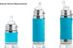 Pura Sport Mini 11oz/325ml Bottle w/Sleeve & Silicone Big Mouth Sport Top - Stainless Steel, Leak-Proof & Spill-Proof for Kids, Toddlers, Preschoolers - Moss - Image 6