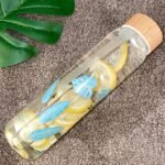 32 oz Glass Water Bottle with Straw, Wide Mouth Borosilicate Glass Bottle with Bamboo Lid and Neoprene Sleeve - Image 4