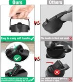 2Pack Kids Insulated Water Bottle - Stainless Steel Water Bottles for School Travel Leak Proof Vacuum Metal (Classic Purple, 18 Ounces) - Image 3