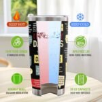 Gifts for Dad from Daughter Son Kids Wife - 20oz Tumbler with Lid Fathers Day Dad Gifts for Men Adults Grandpa Husband Papa Stepfather Funny Present Ideas Birthday Christmas Thankgiving - Image 4