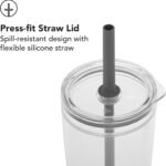 MiiR Everywhere Straw Tumbler 16oz - Durable Double Wall Tumbler with Lid and Straw, Lightweight, Shatter-Resistant, Perfect for On-the-Go Sipping - Image 3
