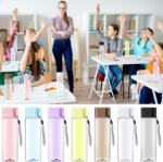 35 Pcs Water Bottle Bulk 17 oz Reusable Leak Proof Portable Bottles Plastic Sports Drink Bottles Large for Kids Adults for School Classroom Fitness Office Travel Camping - Image 5