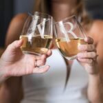 Personalized Wine Glass for Women - 20oz Letter A-Z Initial Engraved Monogram Stemless Wine, Monogram Gifts for Wedding, Birthday, Friend, Anniversary, Christmas, Mom, Grandma, Wife, Bridesmaid (A) - Image 3