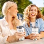 Gifts for Sister from Sisters Birthday Gifts - Love You Sis Presents, Insulated Stainless Steel Coffee Tumbler Cup 20 OZ White - Image 3