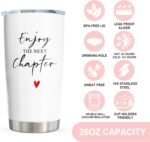Retirement Gift for Woman, Retirement Gifts for Women, Birthday Gifts for Women, Best Retired Present, Farewell/Goodbye/Going Away Present for Coworkers Tumbler 20oz - Image 5