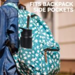 16 oz Insulated Water Bottle for School, Straw & Spout Lid, Keep Cold 24H, Spill Proof, BPA-Free, Double Wall Stainless Steel Kids Water Bottles for Sports, Gym, Travel, Black - Image 6