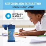 THERMOS FUNTAINER Water Bottle with Straw - 12 Ounce - Kids Stainless Steel Vacuum Insulated Water Bottle with Lid, Mandalorian The Child - Image 7