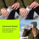 Sparkling Water Carafe - Compatible With Most Carbonator Brands - Easy-Pour Lid, Elegant Tabletop Bottle - 1L Capacity, Eco-Friendly Design - Image 4