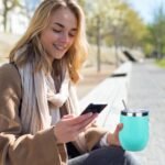 12oz/4 Pack Wine Tumbler Glasses with Lid Stemless Double Wall Vacuum Stainless Steel Travel Tumbler Keeping Cold & Hot for Wine,Coffee,Cocktails,Christmas Drinks-Family and Gifts(Multi color-5) - Image 4