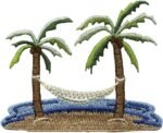 Tervis Palm Tree & Hammock Scene Made in USA Double Walled Insulated Tumbler Cup Keeps Drinks Cold & Hot, 16oz - 2pk, Unlidded - Image 3