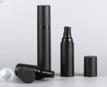 3 Pack Black Airless Pump Bottle Travel Lotion Bottles Cosmetic Cream Bottle Vacuum Pump Bottles Makeup Dispenser Container (15ml/0.5oz) - Image 4