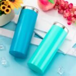 Skinny Tumblers Bulk 20 oz Stainless Steel with Lids and Straws Blank Slim Insulated Cup Double Layer Water Cups for Travel, DIY(Mixed Colors,24 Pcs) - Image 4