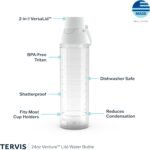 Tervis Blue Endless Butterfly Made in USA Double Walled Insulated Tumbler Travel Cup Keeps Drinks Cold & Hot, 24oz Venture Lite Water Bottle, Classic - Image 4