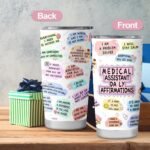 Medical Assistant Gifts,Medical Assistant Recognition Week Gifts,MARWeek MARDay Gift,Birthday Christmas Appreciation Thank You Gift for Medical Assistant,Coffee Tumbler Cup 20oz - Image 3