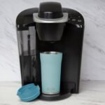 MIRA 12 oz Coffee Travel Mug - Stainless Steel Insulated Tumbler with Leak-Proof Lid - Hot & Cold Cup - Pearl Blue - Image 3