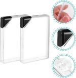 BESPORTBLE 2pcs Flat Travel Water Bottles Portable Leakproof Clear Sports Bottle Lightweight Plastic Flask for Camping Fitness Outdoor Use and Purse - Image 8