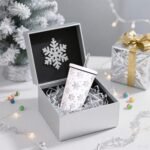 Whaline Christmas Tumbler with Lid Straw Travel Tumbler Stainless Steel Winter Snowflake Coffee Mug Cup for Women Friend Xmas Holiday Birthday Party Gift - Image 8